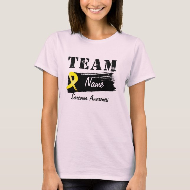 Camiseta Nombre del equipo personalizado - Sarcoma (Anverso)