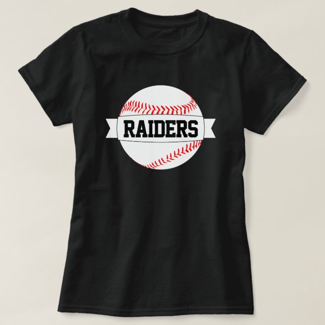 Camiseta Nombre del equipo y jugador de béisbol, madre o Pe (Diseño del anverso)