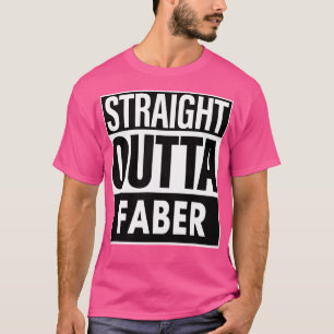 Camiseta Nombre del Faber Straight Outta Faber