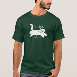 Camiseta Nombre del gato del personalizado de papá