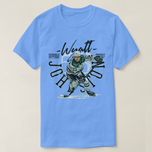 Camiseta Nombre del jugador Wyatt Johnston Dallas TShirt (Diseño del anverso)