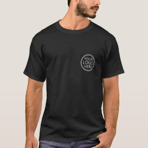Camiseta Nombre del logotipo del equipo negro Número Deport