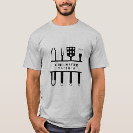 Camiseta nombre del maestro de la parrilla día del padre cl