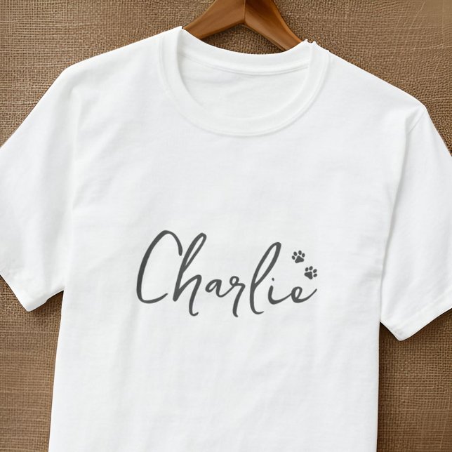 Camiseta Nombre del Mascota de la placa de Personalizado de (Subido por el creador)