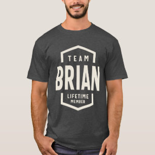 Camiseta Nombre del miembro del equipo Brian Lifetime