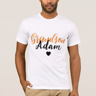 Camiseta Nombre del Nieto Personalizado Moderno - Especial