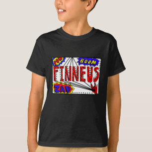 Camiseta Nombre del niño Finneus Spider Súper Poderes Web