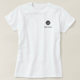 Camiseta Nombre del personal de su logotipo\ Empresa de neg