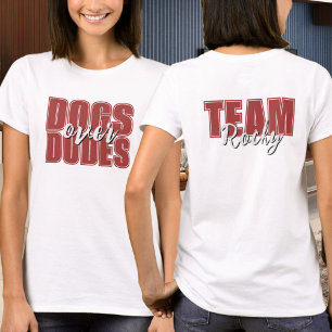 Camiseta Nombre del Personalizable de Perros sobre Dudes