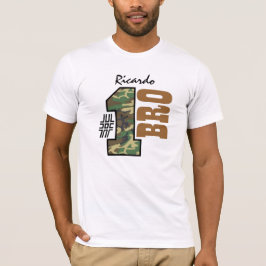 Camiseta Nombre del personalizado de BROTHER Camo del
