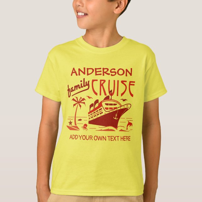 Camiseta Nombre del personalizado de la nave de las (Anverso)