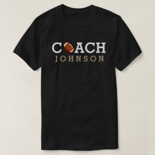 Camiseta Nombre del personalizado del entrenador de fútbol
