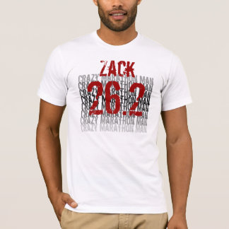 Camiseta Nombre del personalizado del maratón 26,2
