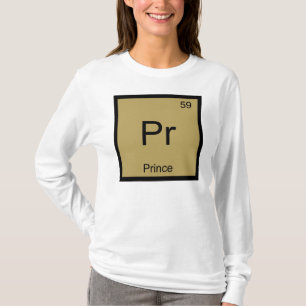 Camiseta Nombre del Príncipe Química Elemento Tabla Periódi