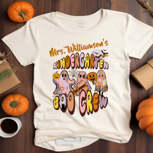 Camiseta Nombre del profesor de guardería Retro Halloween G
