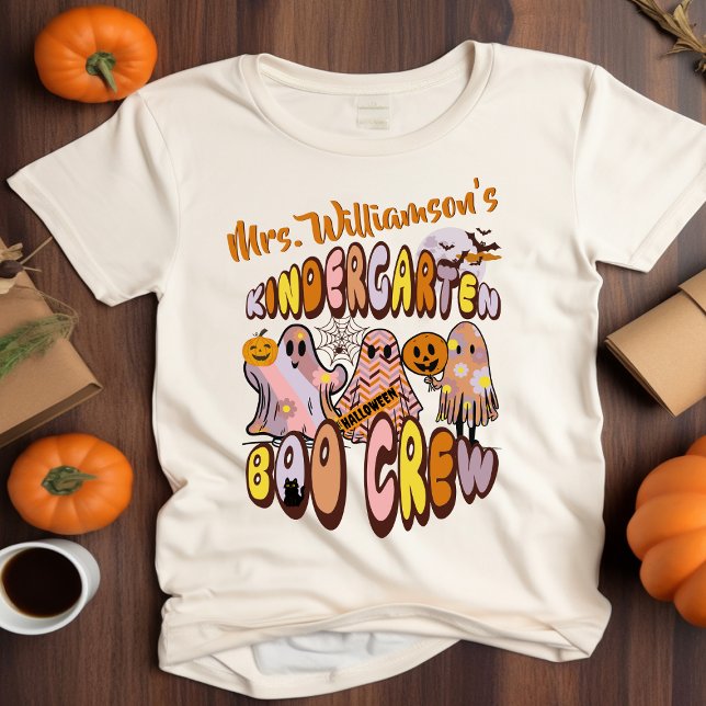 Camiseta Nombre del profesor de guardería Retro Halloween G (Subido por el creador)