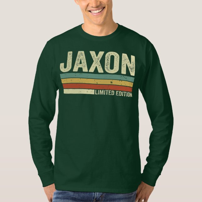 Camiseta Nombre del regalo de Jaxon Personalizado Funny Ret (Anverso)