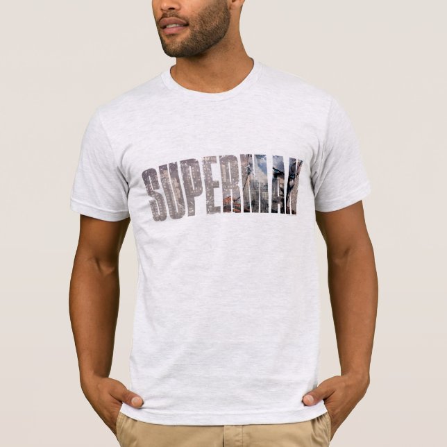 Camiseta Nombre del superhombre (Anverso)