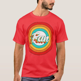 Camiseta Nombre del ventilador Shirt Vintage Círculo del ve