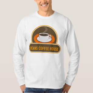 Camiseta Nombre divertido fresco de la cafetería del café