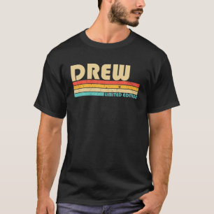 Camiseta Nombre DREW Personalizado Funny Retro Vintage Birt