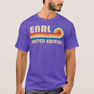 Camiseta Nombre EARL Personalizado Funny Retro Vintage Birt