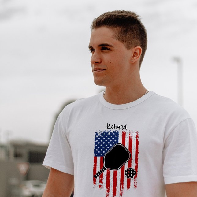 Camiseta Nombre editable de Estrellas y Bandera de bandas c (Subido por el creador)