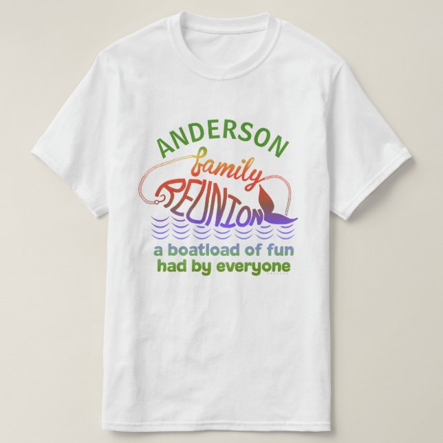 Camiseta Nombre el | de encargo divertido de los pescados (Diseño del anverso)