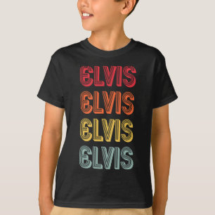 Camiseta Nombre ELVIS Personalized Funny Retro Vintage Naci