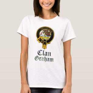 Camiseta Nombre escocés del clan del escudo y del tartán de