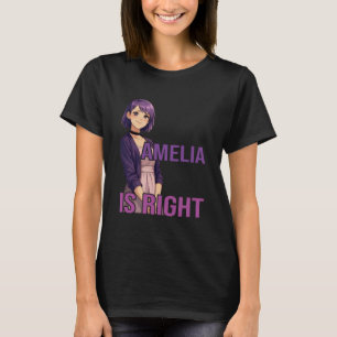 Camiseta Nombre Estético de Chica Gótica Púrpura al Estilo