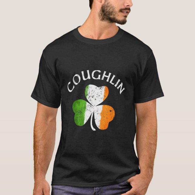 Camiseta Nombre familiar irlandés de Coughlin (Anverso)