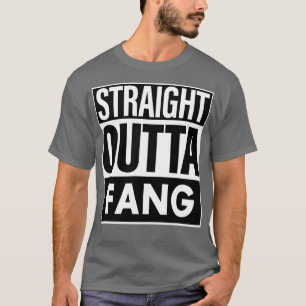 Camiseta Nombre Fang Straight Outta Fang