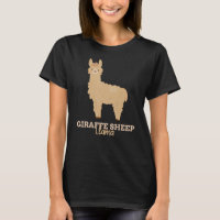 Nombre gracioso animal Giraffe oveja Llama