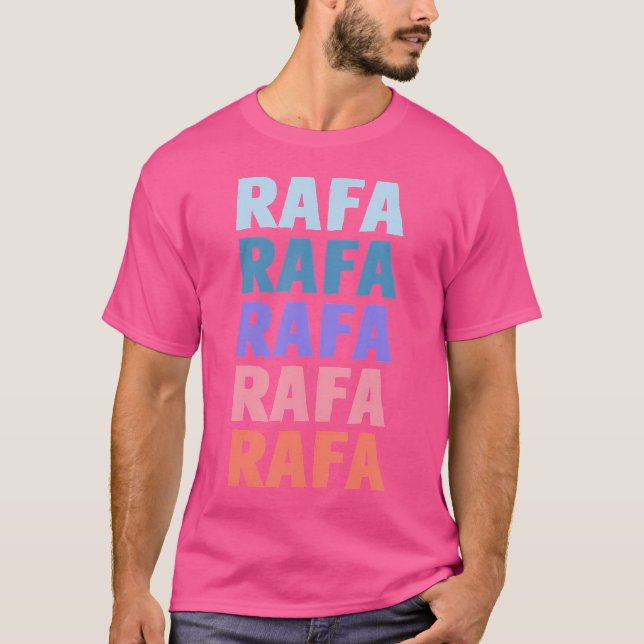 Camiseta Nombre gracioso Rafa Nombre personalizado (Anverso)