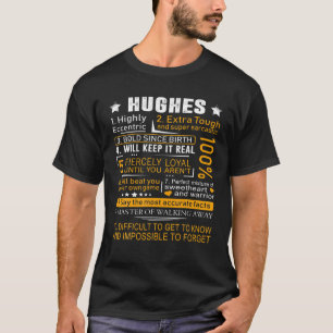 Camiseta Nombre Hughes Regalo - Hughes - Apellido Hughes