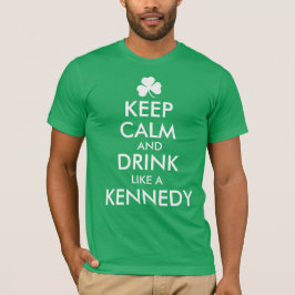 Camiseta Nombre irlandés personalizado: mantener la calma y