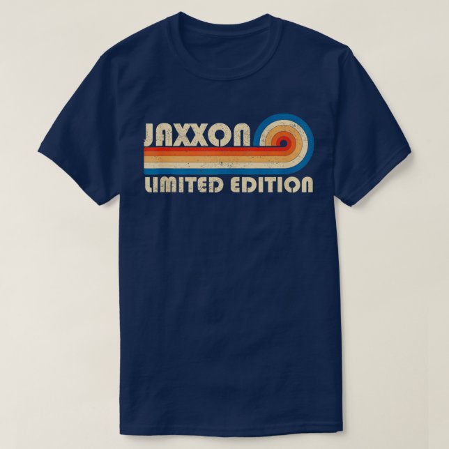 Camiseta Nombre JAXXON Personalizado Funny Retro Vintage Na (Diseño del anverso)