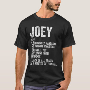 Camiseta Nombre Joey Definición Personalizada Nombre Gracio