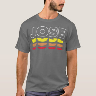 Camiseta Nombre Jose Divertido Vintage Atardecer Chico Jose
