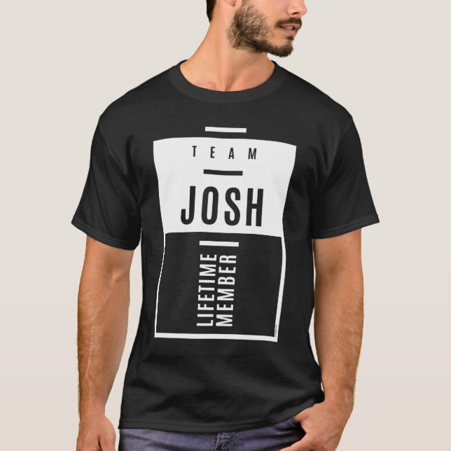 Camiseta Nombre Josh (Anverso)