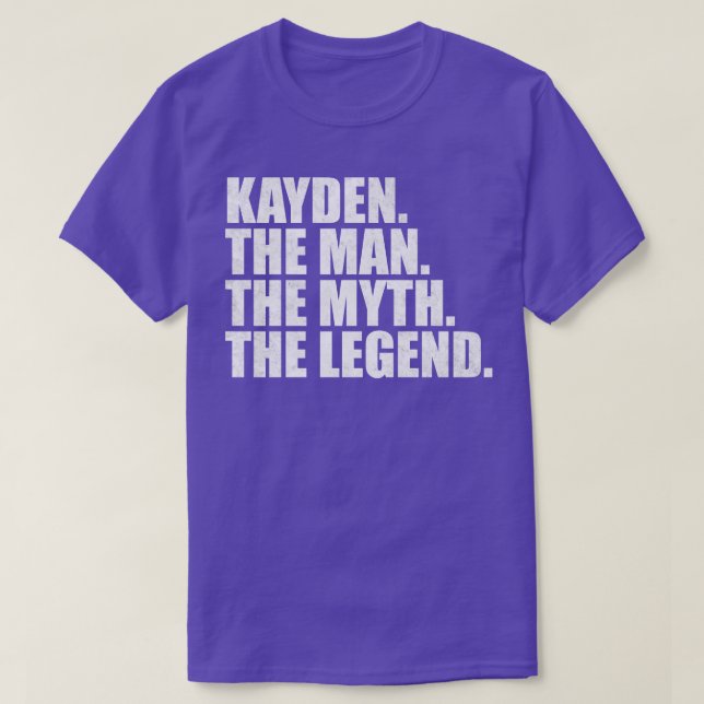 Camiseta Nombre KaydenKayden Nombre Kayden (Diseño del anverso)