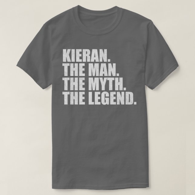 Camiseta Nombre Kieran Kieran Nombre dado Kieran (Diseño del anverso)