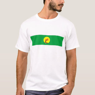 Camiseta nombre largo del símbolo de la nación de la