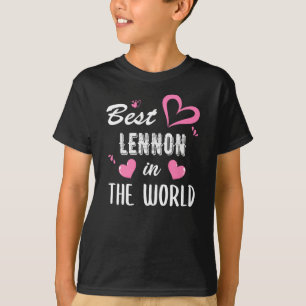 Camiseta Nombre Lennon, mejor Lennon del mundo