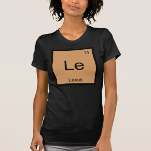 Camiseta Nombre Lexus Química Elemento Tabla Periódica