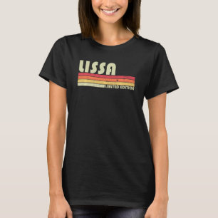Camiseta Nombre Lissa Personalizado Retro Vintage Birt de l