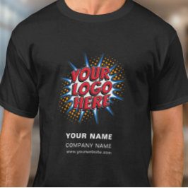 Camiseta Nombre, logotipo, plantilla de envío comercial - n