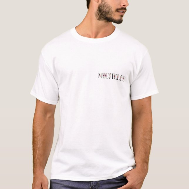 Camiseta Nombre Michelle. (Anverso)