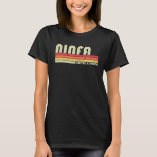 Camiseta Nombre NINFA Personalizado Retro Vintage 80S 90S N